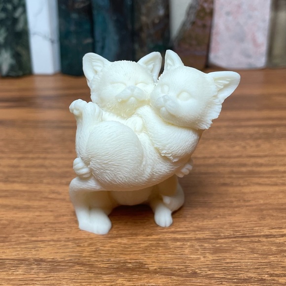 Other - Ivory Nut Cat Carving